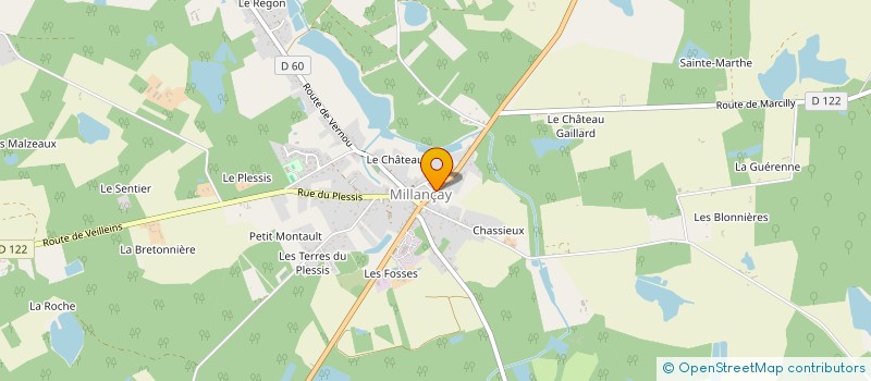 localisation de l'entreprise ECOLE RALLYE TROMPE DE LA FRENAIS  MILLANCAY