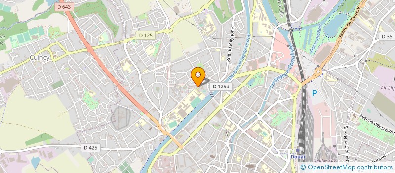 localisation de l'entreprise ECOLE REG 1ER DEGRE BATELIERS FORAINS à DOUAI