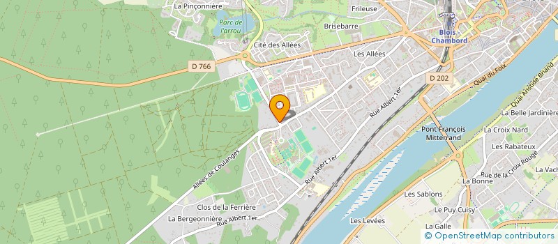 localisation de l'entreprise ECOLE REGIONALE D'AIKIDO  BLOIS