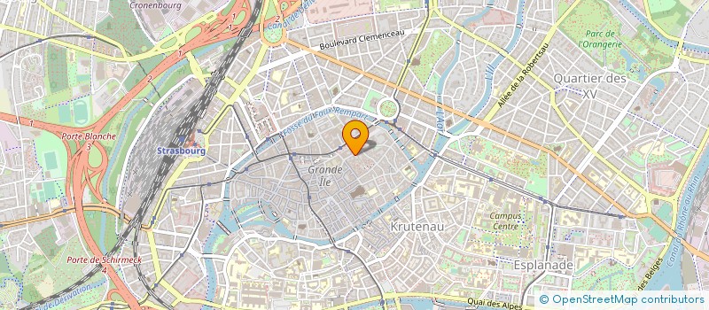localisation de l'entreprise ECOLE REGIONALE DES AVOCATS DU GRAND EST à STRASBOURG