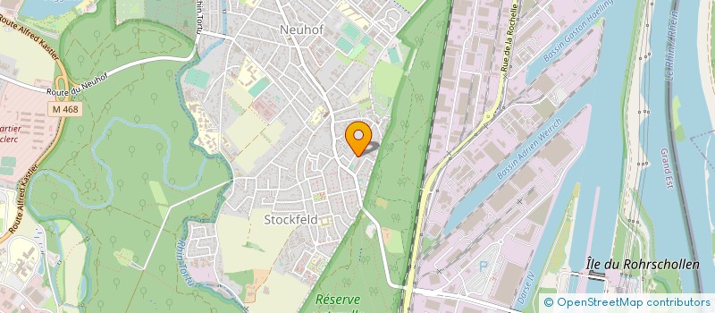 localisation de l'entreprise ECOLE REGIONALE DU PREMIER DEGRE à STRASBOURG