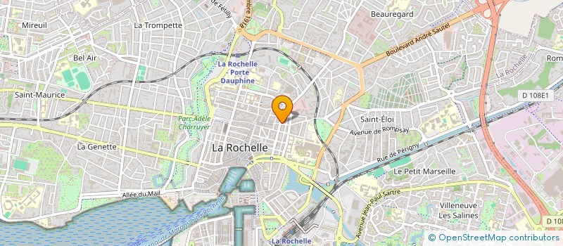 localisation de l'entreprise ECOLE ROCHELAISE DES ARTS MARTIAUX KSCB-MMA  LA ROCHELLE