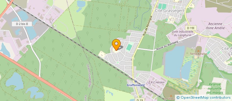 localisation de l'entreprise ECOLE RUDOLF STEINER DE HAUTE ALSACE  WITTELSHEIM