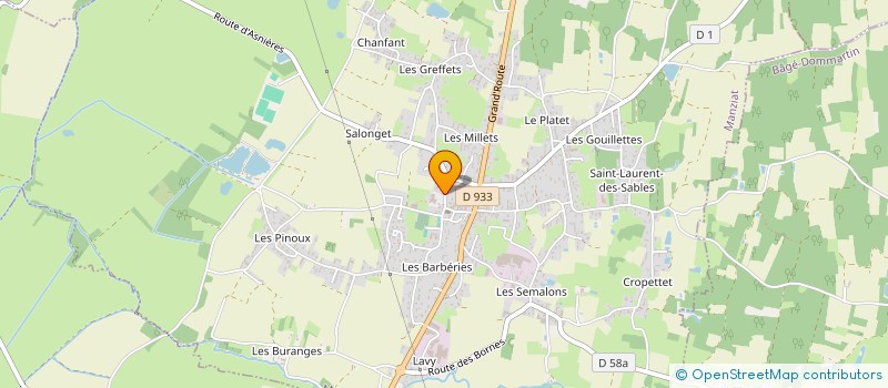 localisation de l'entreprise ECOLE SAINT JOSEPH à MANZIAT