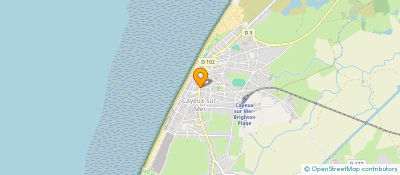 localisation de l'entreprise ECOLE SAINT JOSEPH à CAYEUX-SUR-MER