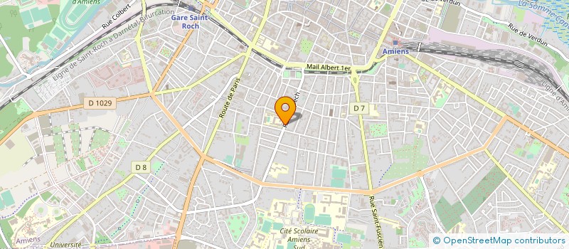 localisation de l'entreprise ECOLE SAINT MARTIN à AMIENS