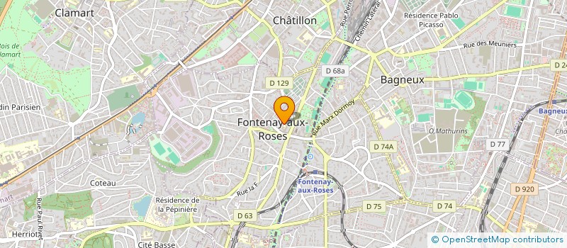 localisation de l'entreprise ECOLE SAINT VINCENT DE PAUL à FONTENAY-AUX-ROSES