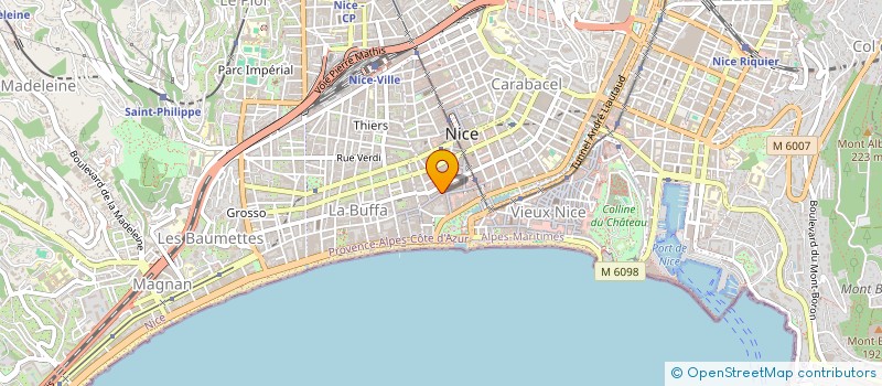 localisation de l'entreprise ECOLE SERGE ALZETTA à NICE