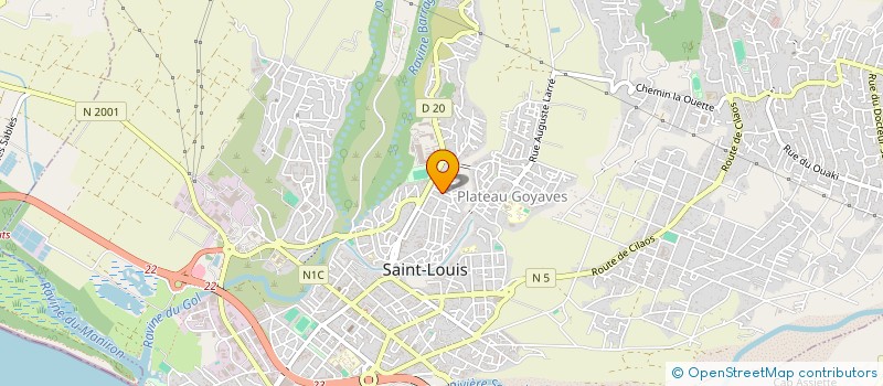 localisation de l'entreprise ECOLE SHAFFIITE  SAINT-LOUIS