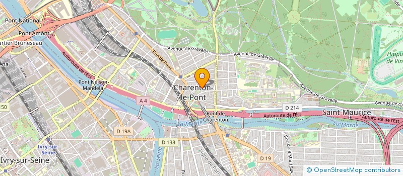 localisation de l'entreprise ECOLE STUDIO THEATRE EN VOIX  CHARENTON-LE-PONT