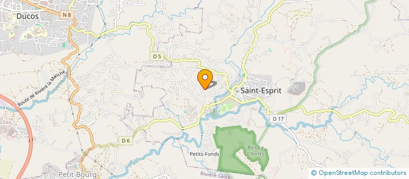 localisation de l'entreprise ECOLE SUPERI MANAGEMENT ANTILLES-GUYANE à SAINT-ESPRIT
