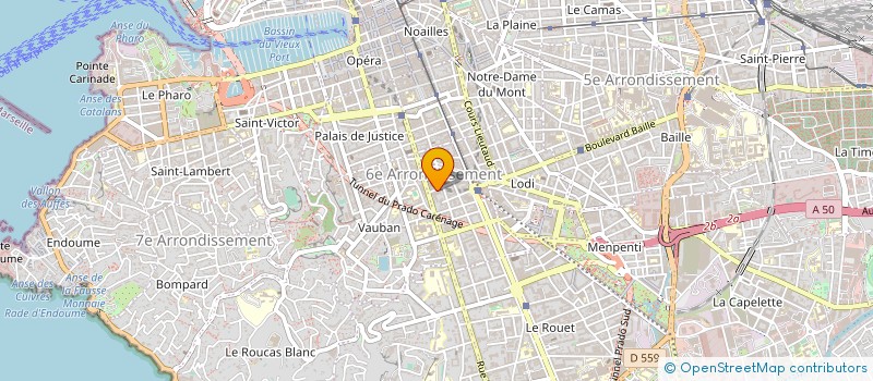 localisation de l'entreprise ECOLE SUPERIEURE COMMERCE MARSEILLE à MARSEILLE