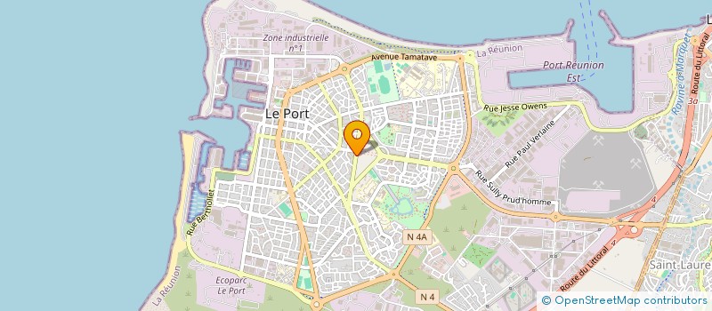localisation de l'entreprise ECOLE SUPERIEURE D ART DE LA REUNION à LE PORT
