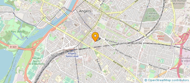 localisation de l'entreprise ECOLE SUPERIEURE D'ART ET DE DESIGN TOURS ANGERS LE MANS à ANGERS