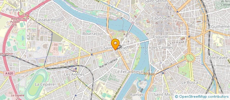 localisation de l'entreprise ECOLE SUPERIEURE DE COIFFURE à TOULOUSE