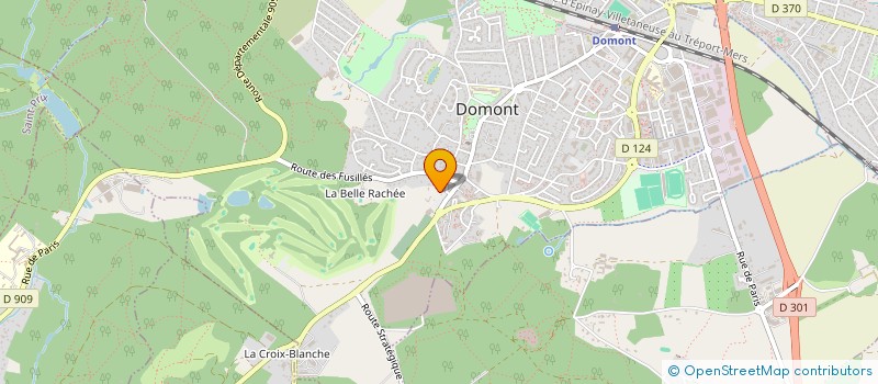 localisation de l'entreprise ECOLE SUPERIEURE DE DOMONT-PARIS ILE DE FRANCE  DOMONT