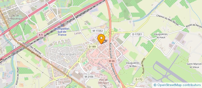 localisation de l'entreprise ECOLE SUPERIEURE DE L'ONGLE  MAUGUIO