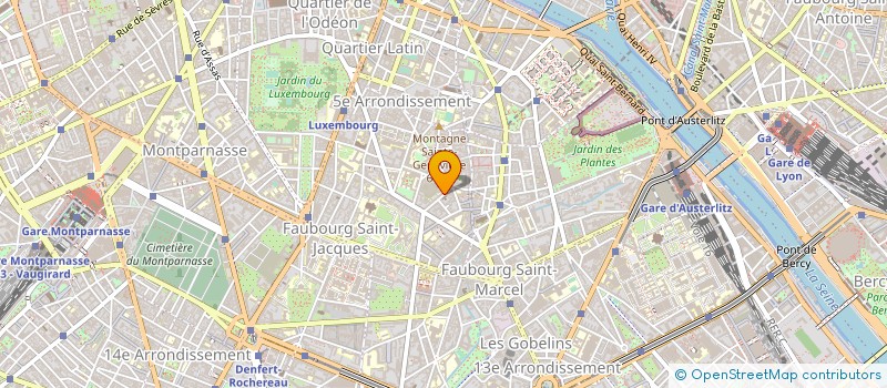 localisation de l'entreprise ECOLE SUPERIEURE DE PHYSIQUE ET DE CHIMIE INDUSTRIELLES DE LA VILLE DE PARIS  PARIS