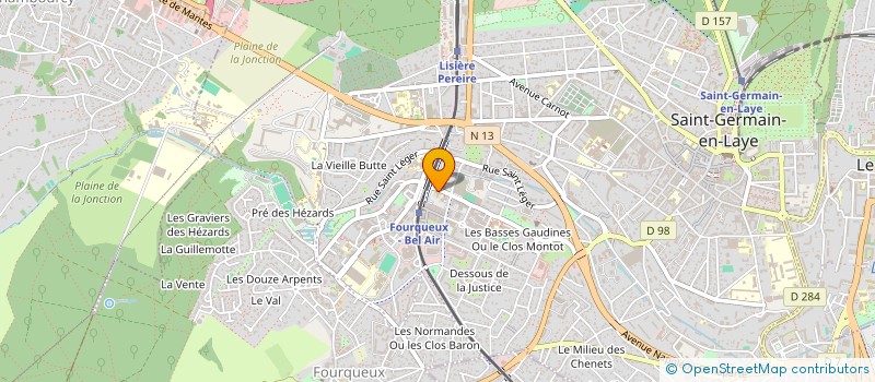 localisation de l'entreprise ECOLE SUPERIEURE DE VENTE ET DE MANAGEMENT - CCI PARIS ILE-DE-FRANCE EDUCATION  SAINT-GERMAIN-EN-LAYE