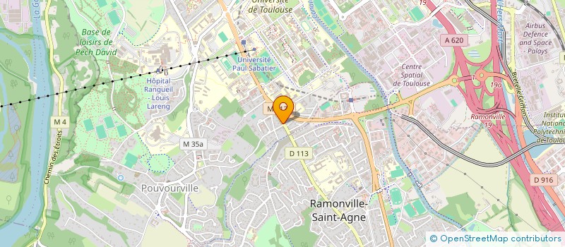 localisation de l'entreprise ECOLE SUPERIEURE DU TOILETTAGE à TOULOUSE