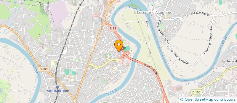 localisation de l'entreprise ECOLE SUPERIEURE EDUC-WEB à ALBI