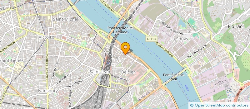 localisation de l'entreprise ECOLE SUPERIEURE EUR METIERS COMMUNIC à BORDEAUX