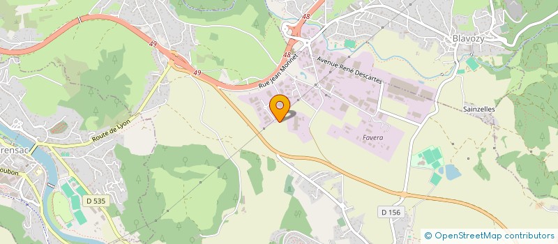 localisation de l'entreprise ECOLE SUPERIEURE EUROPEENNE PACKAGING  SAINT-GERMAIN-LAPRADE