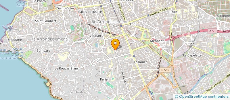 localisation de l'entreprise ECOLE SUPERIEURE PRODUCT AUDIOVISUELLE à MARSEILLE