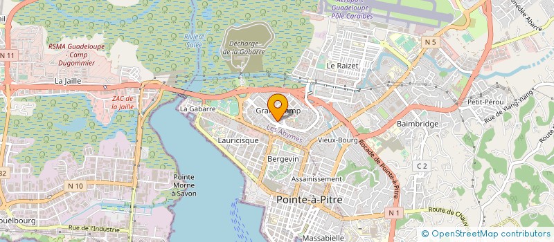 localisation de l'entreprise ECOLE SUPERIEURE TOURISME HOTESSE HOTELL à LES ABYMES
