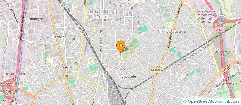 localisation de l'entreprise ECOLE TAEKWONDO IZARDS-BORDEROUGE à TOULOUSE