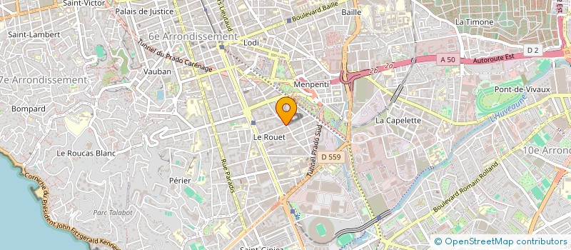 localisation de l'entreprise ECOLE TECHN POLYFORMA INESAV à MARSEILLE