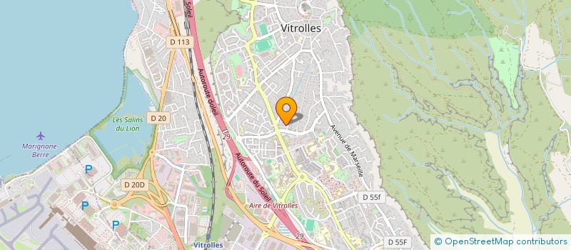 localisation de l'entreprise ECOLE TECHN PRIVEE COIFFURE ET ESTHETIQU à VITROLLES