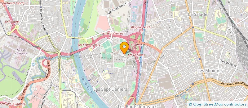 localisation de l'entreprise ECOLE TECHN PRIVEE DU STADE TOULOUSAIN à TOULOUSE