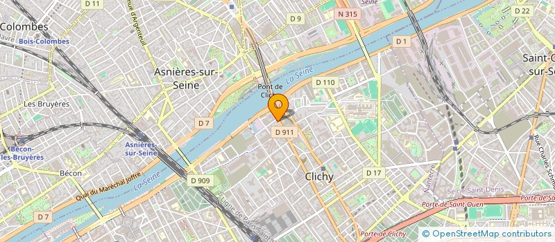 localisation de l'entreprise ECOLE TECHNIQUE COOPERATIVE à CLICHY