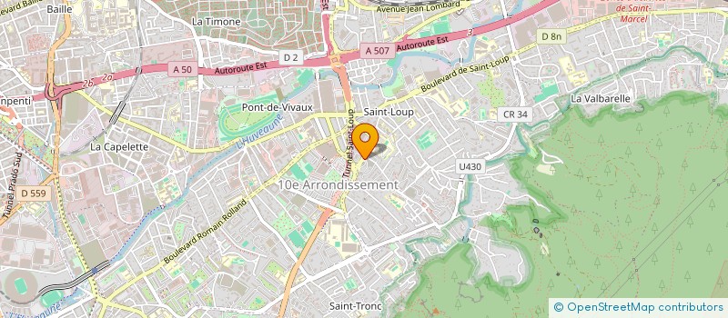 localisation de l'entreprise ECOLE TECHNIQUE INITIATION CALIGRAPHIE à MARSEILLE