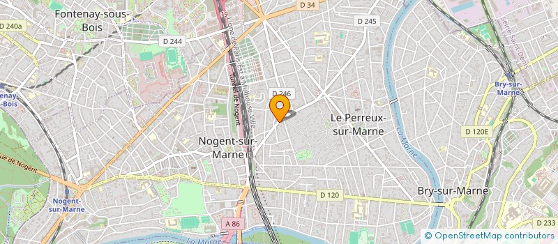 localisation de l'entreprise ECOLE TECHNIQUE LACENNE à LE PERREUX-SUR-MARNE