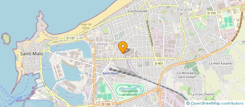 localisation de l'entreprise ECOLE TECHNIQUE PRIVE à SAINT-MALO
