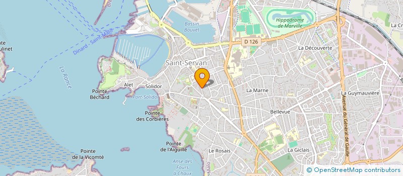 localisation de l'entreprise ECOLE TECHNIQUE PRIVE à SAINT-MALO