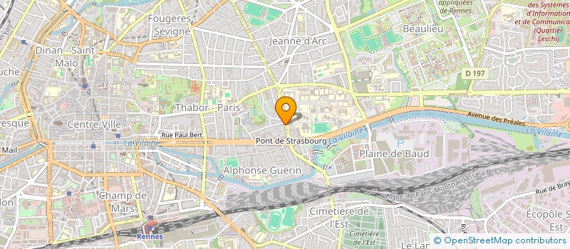 localisation de l'entreprise ECOLE TECHNIQUE PRIVE à RENNES