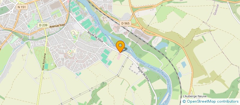 localisation de l'entreprise ECOLE TECHNIQUE PRIVEE à AUXERRE