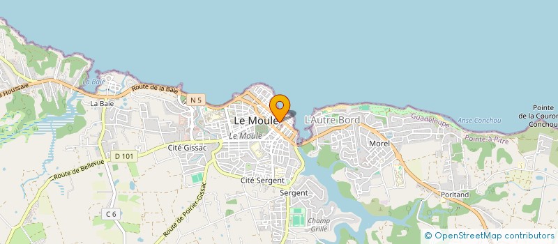 localisation de l'entreprise ECOLE TECHNIQUE PRIVEE à LE MOULE