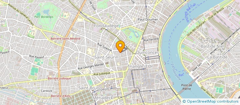 localisation de l'entreprise ECOLE TECHNIQUE PRIVEE ARTISTIQUE à BORDEAUX