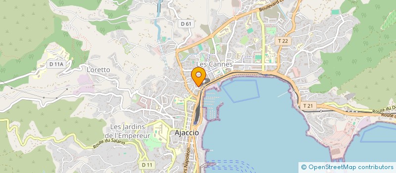 localisation de l'entreprise ECOLE TECHNIQUE PRIVEE CASTEL VECCHIO à AJACCIO