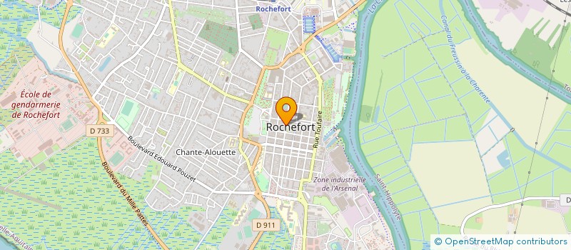 localisation de l'entreprise ECOLE TECHNIQUE PRIVEE PROUST ET ASSOC à ROCHEFORT