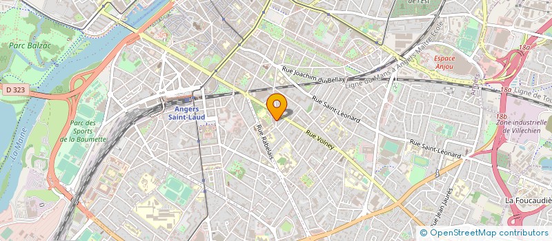 localisation de l'entreprise ECOLE TECHNIQUE SUPER CHIMIE DE L'OUEST à ANGERS