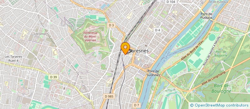 localisation de l'entreprise ECOLE THANATOPRAXIE HYGIENE FUNERAIRE à SURESNES
