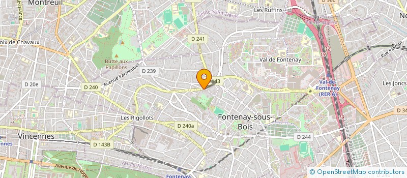 localisation de l'entreprise ECOLE TIMOTHEE à FONTENAY-SOUS-BOIS