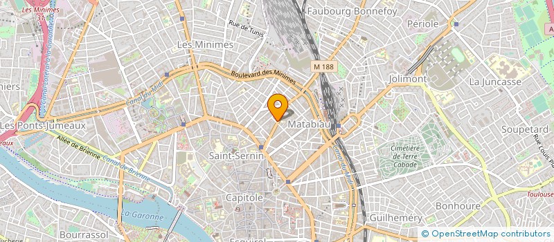 localisation de l'entreprise ECOLE TOULOUSAINE TECHNIQUE PRIVEEE HORS CONTRAT D'ESTHETIQUE ET DE COIFFURE à TOULOUSE