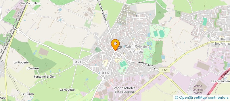 localisation de l'entreprise ECOLE TRADITIONNELLE DE JUDO à VERRIERES-EN-ANJOU