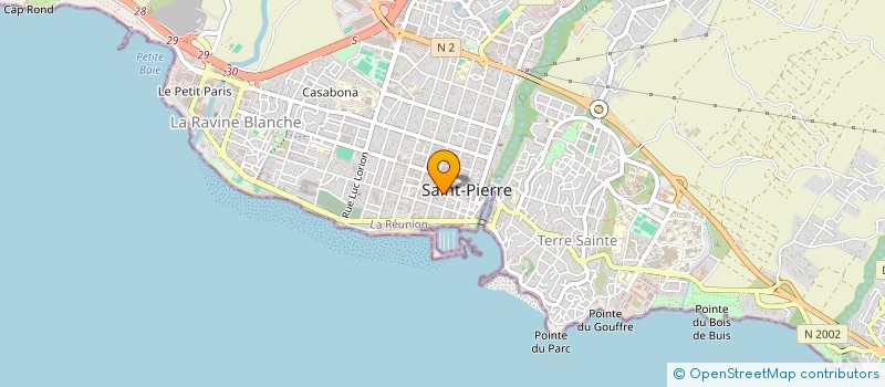 localisation de l'entreprise ECOLE TRANSGENERATIONNELLE DES ARTS ET DU POTENTIEL SUPERIEUR à SAINT-PIERRE